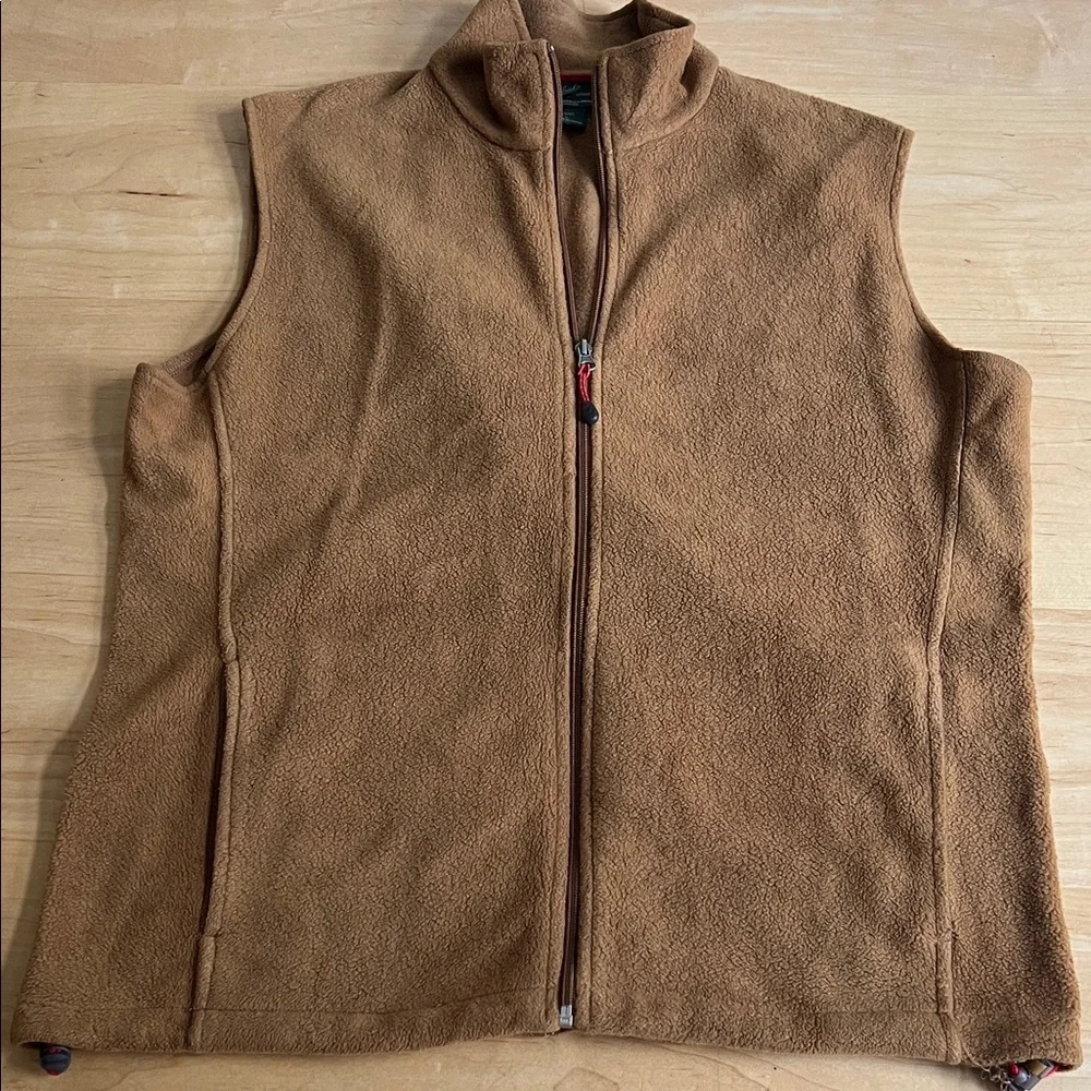Woolrich Tan Fleece Vest
